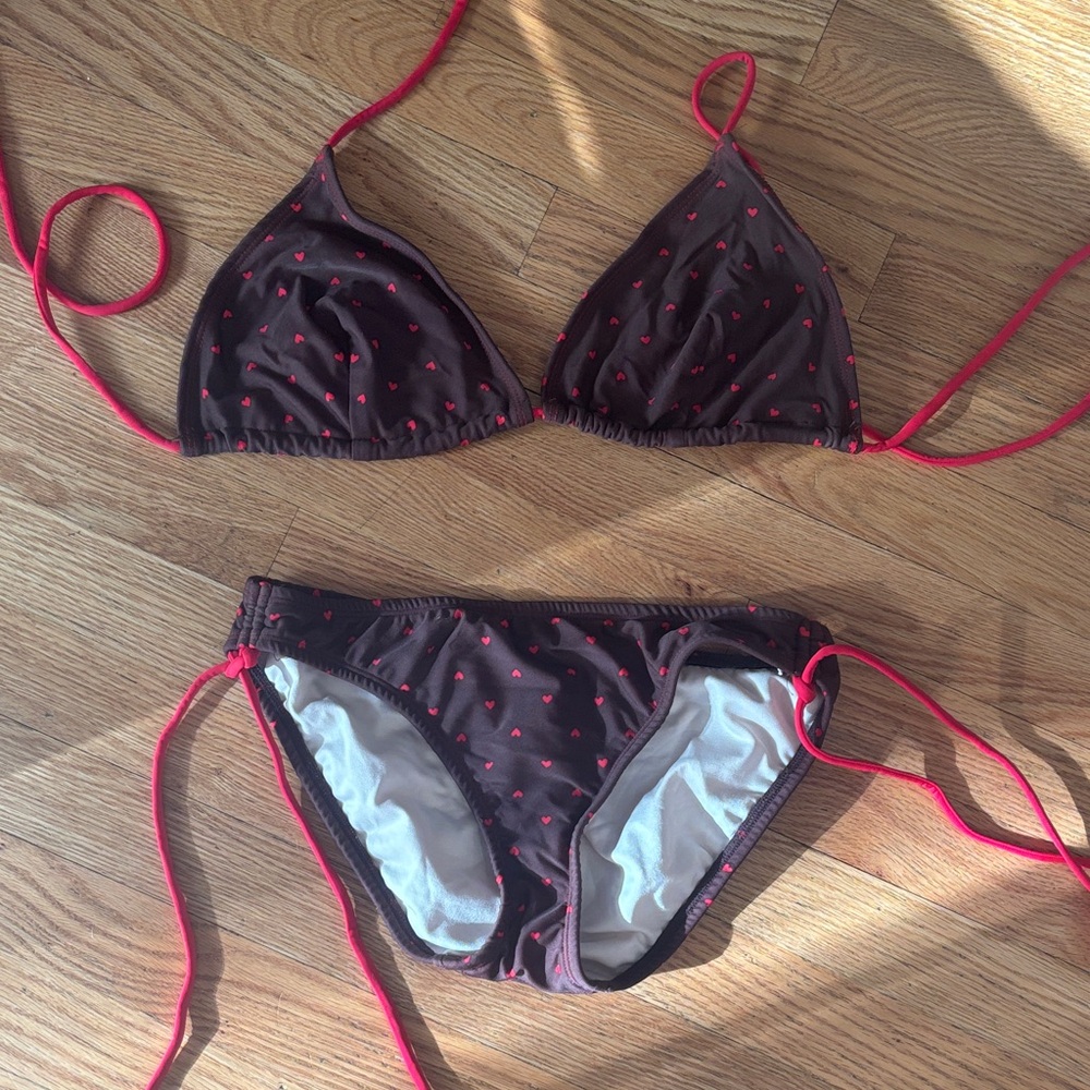 Shoshanna Heart Bikini Set